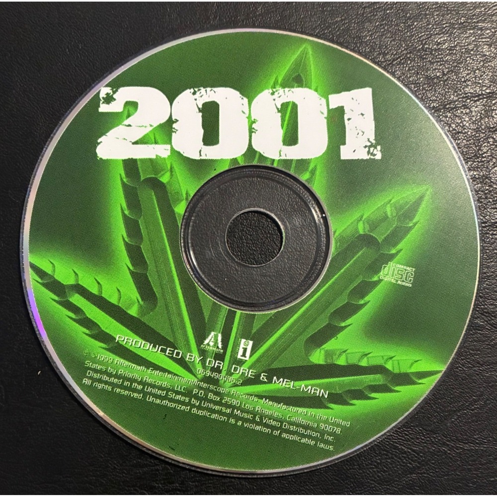 Dr. Dre 2001 CD Album 1999 Aftermath Interscope 0694904862 Disc Only